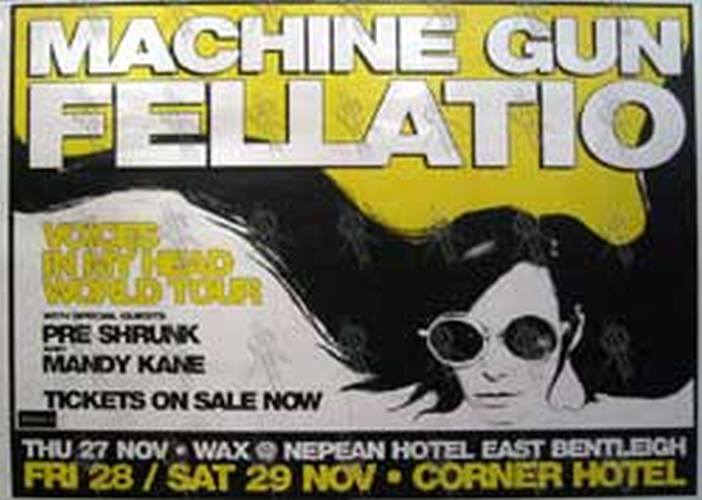 MACHINE GUN FELLATIO - &#39;Corner Hotel