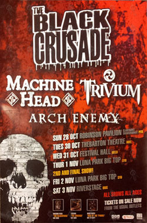 MACHINE HEAD|TRIVIUM|ARCH ENEMY - &#39;The Black Crusade&#39; 2007 Australian Tour - 1