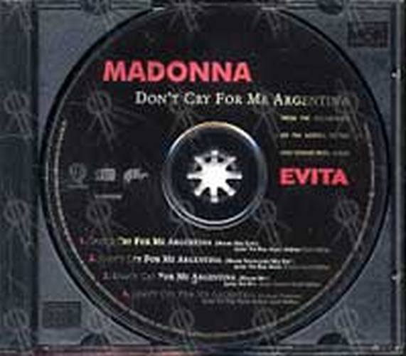 Don't Cry For Me Argentina - Rare Records Au
