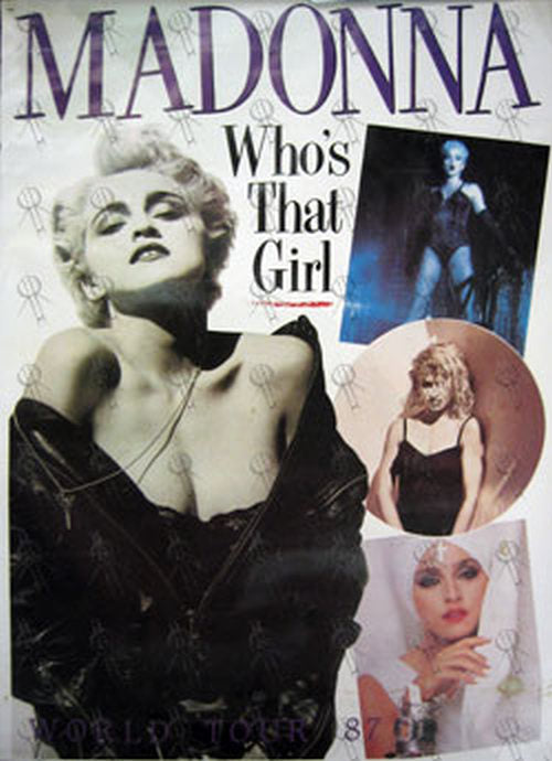 MADONNA - 'Who's That Girl: World Tour 1987' Poster - 1