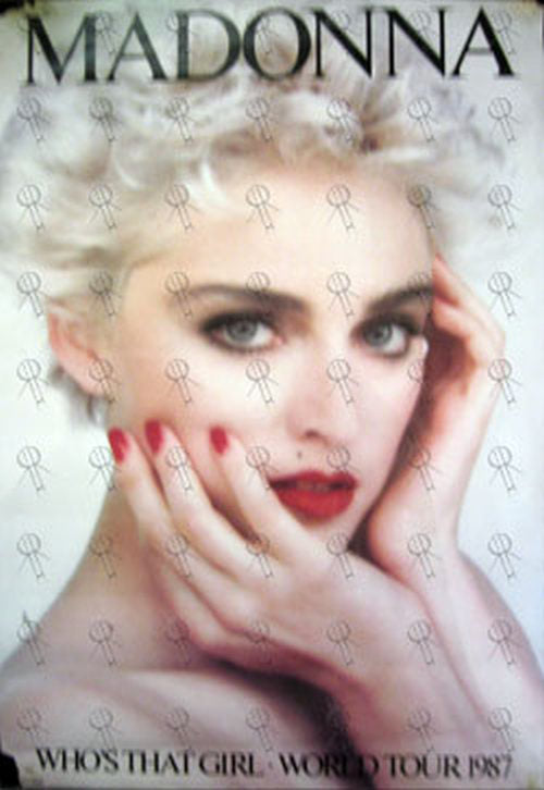 MADONNA - 'Who's That Girl: World Tour 1987' Poster - 1