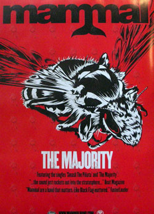 MAMMAL - &#39;The Majority&#39; Album Promo Poster - 1