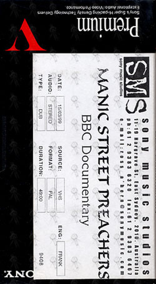 MANIC STREET PREACHERS - BBC Documentary - 2