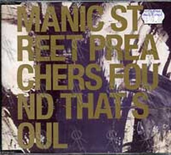 MANIC STREET PREACHERS - Found That Soul - 1