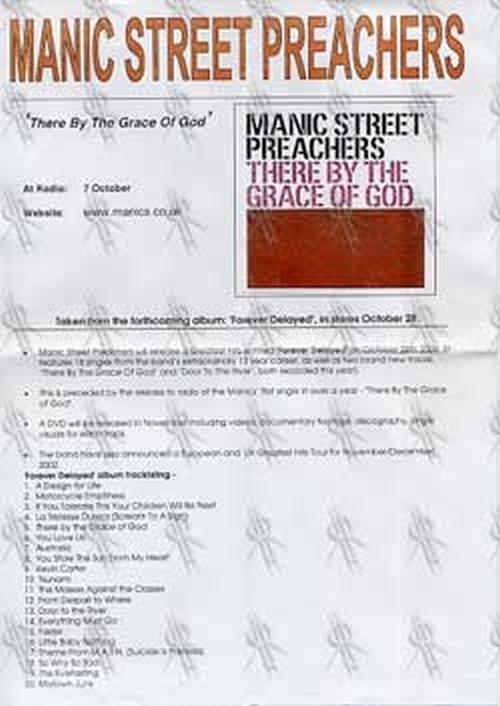 MANIC STREET PREACHERS - There By The Grace Of God - 3