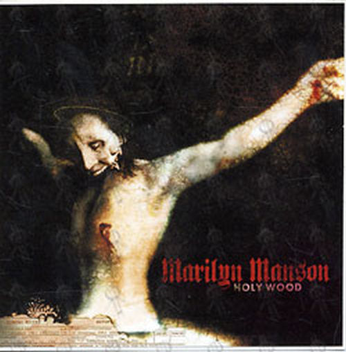 MANSON-- MARILYN - 'Holy Wood' Design Sticker - 1