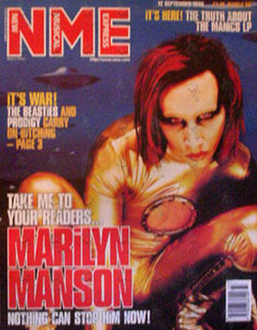 MANSON-- MARILYN - &#39;NME&#39; - 12 September 1998 - Madonna On Cover - 1