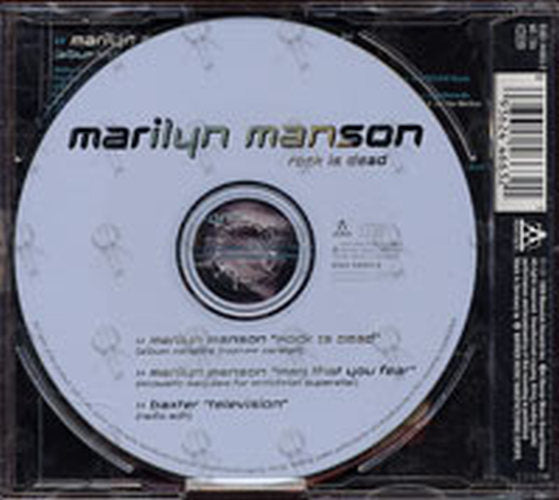 MANSON-- MARILYN - Rock Is Dead - 2