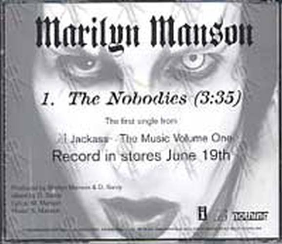 MANSON-- MARILYN - The Nobodies - 2