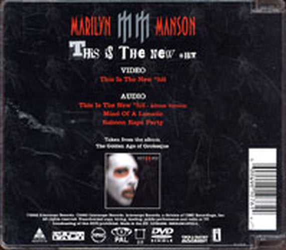 MANSON-- MARILYN - This Is The New Shit - 2