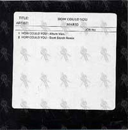 MARIO - How Could You - 2