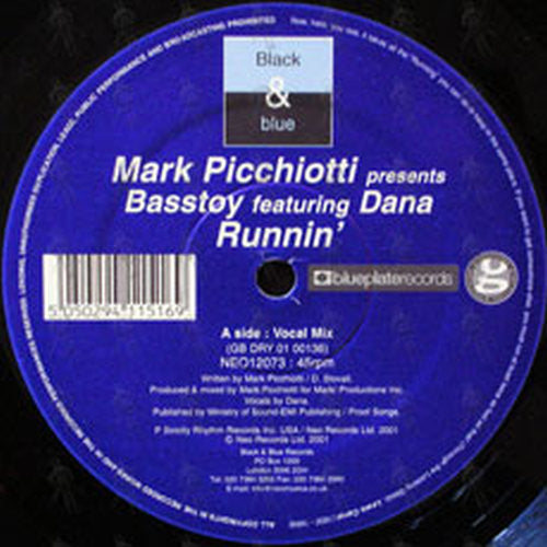MARK PICCHIOTTI|BASSTOY|DANA - Runnin&#39; - 3