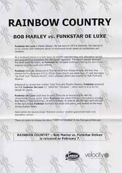 MARLEY-- BOB vs. FUNKSTAR DE LUXE REMIX - Rainbow Country (Remix) - 3