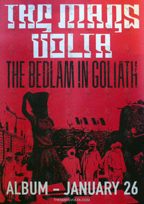 MARS VOLTA-- THE - &#39;The Bedlam In Goliath&#39; Album Promo Poster - 1