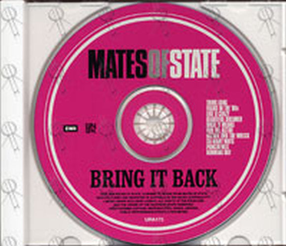 MATES OF STATE - Bring It Back - 5