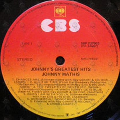 MATHIS-- JOHNNY - Johnny's Greatest Hits / Friends In Love - 4