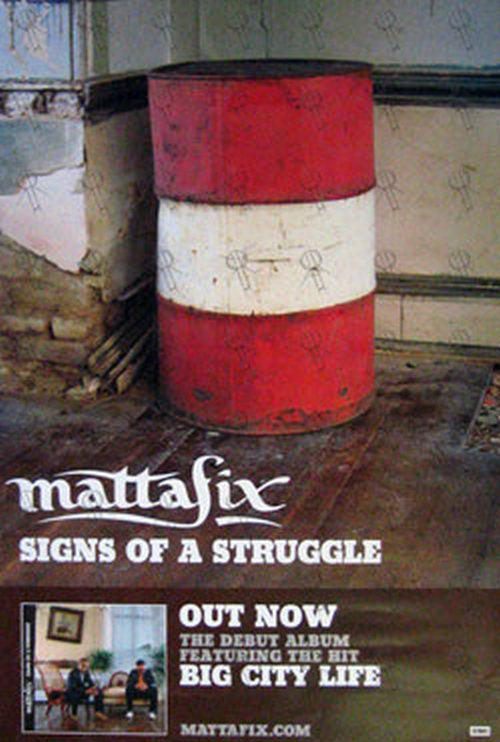 MATTAFIX - 'Signs Of A Struggle' Promo Poster - 1