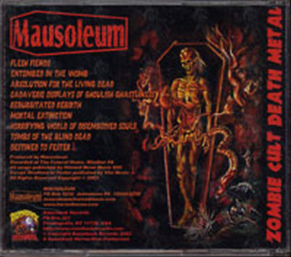 MAUSOLEUM - Cadaveric Displays Of Ghoulish Ghastliness - 2