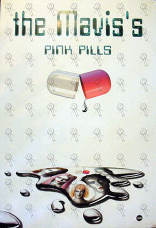 MAVIS'S-- THE - 'Pink Pills' Album Poster - 1