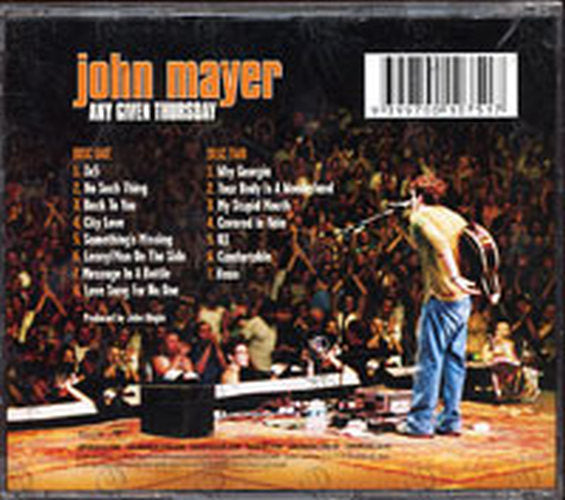MAYER-- JOHN - Any Given Thursday - 2