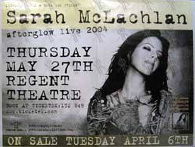 MCLACHLAN-- SARAH - Regent Theatre