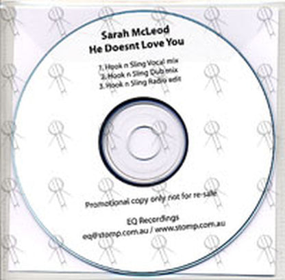 MCLEOD-- SARAH - He Doesn't Love You - 2