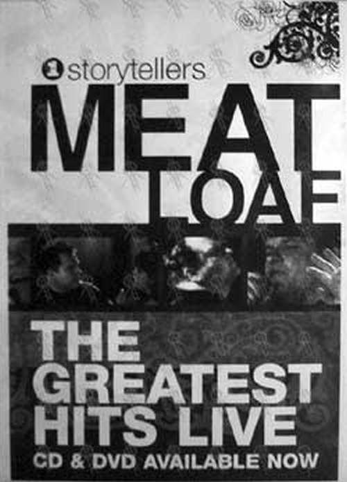 MEAT LOAF - 'The Greatest Hits Live' Album Poster - 1