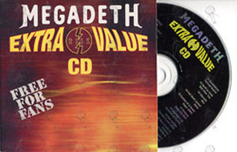 MEGADETH - Extra 'Risk' Value CD - 1