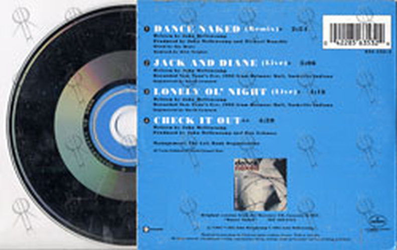 MELLENCAMP-- JOHN COUGAR - Dance Naked - 2