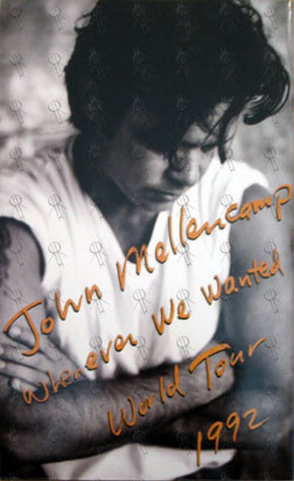 MELLENCAMP-- JOHN COUGAR - 'Whenever We Wanted' 1992 World Tour Program - 2