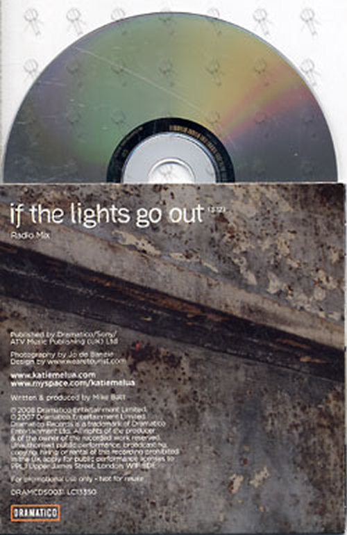 MELUA-- KATIE - If The Lights Go Out - 2