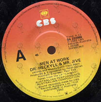 MEN AT WORK - Dr. Heckyll & Mr. Jive - 3