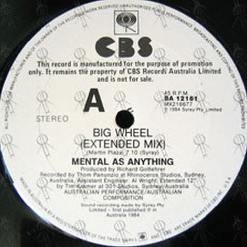 MENTAL AS ANYTHING - Big Wheel - 3