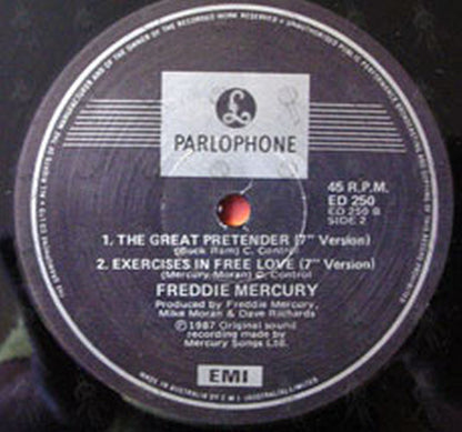 MERCURY-- FREDDIE - The Great Pretender - 3