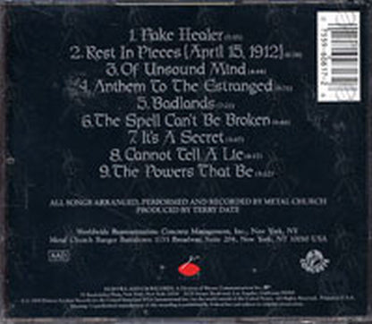 METAL CHURCH - Blessing In Disguise - 2