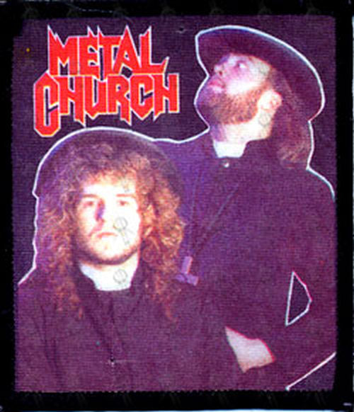 METAL CHURCH - Embroidered &#39;Band Members&#39; Design Logo Patch - 1