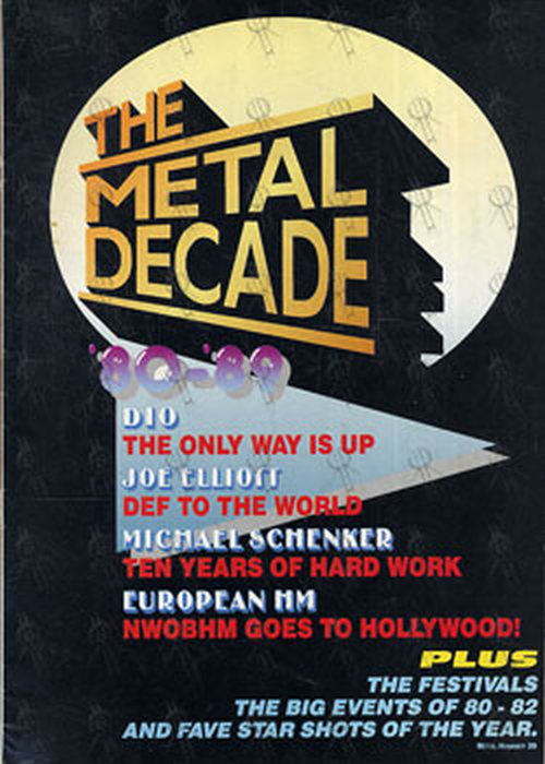 METAL DECADE-- THE - &#39;The Metal Decade: &#39;80-&#39;89&#39; - Part 1 - 1