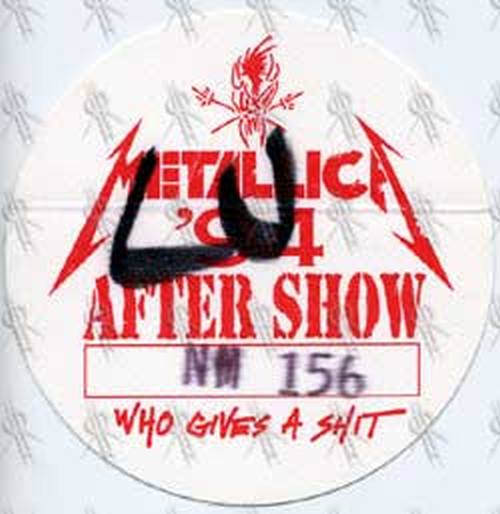 METALLICA - 1994 After Show Pass - 1