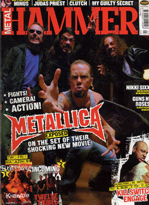 METALLICA - &#39;Metal Hammer&#39; - July 2004 - Metallica On Cover - 1