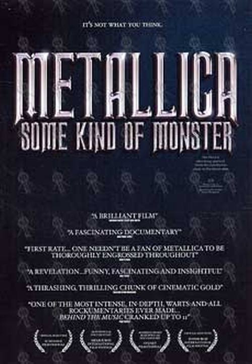 METALLICA - &#39;Metallica Some Kind of Monster&#39; Cinema Flyer - 1