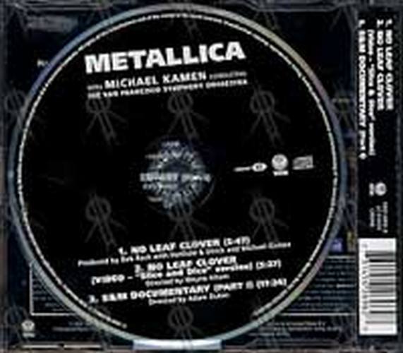 METALLICA - No Leaf Clover (Part 1 of a 3CD Set) - 2
