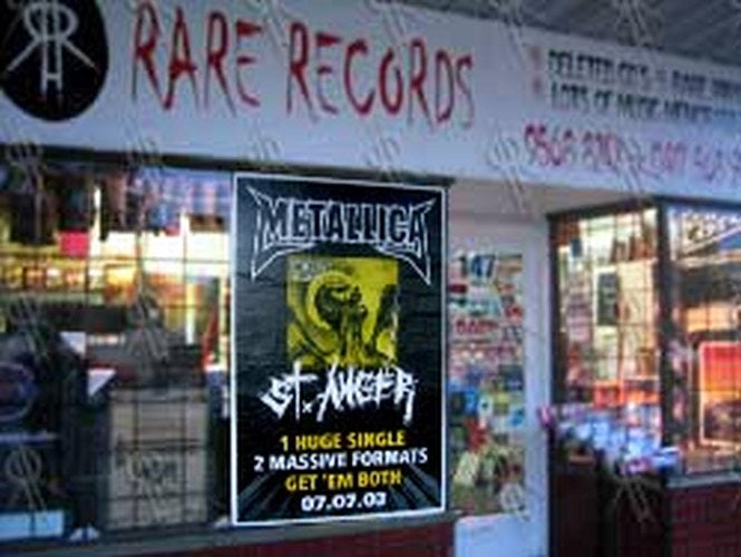 METALLICA - 'St. Anger' CD Single Poster - 2