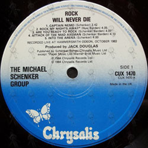MICHAEL SCHENKER GROUP - Rock Will Never Die - 3
