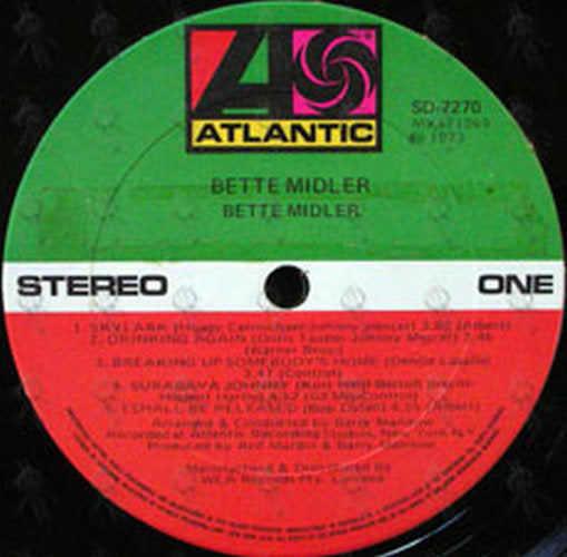 MIDLER-- BETTE - Bette Midler - 3