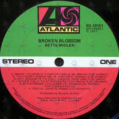 MIDLER-- BETTE - Broken Blossom - 3