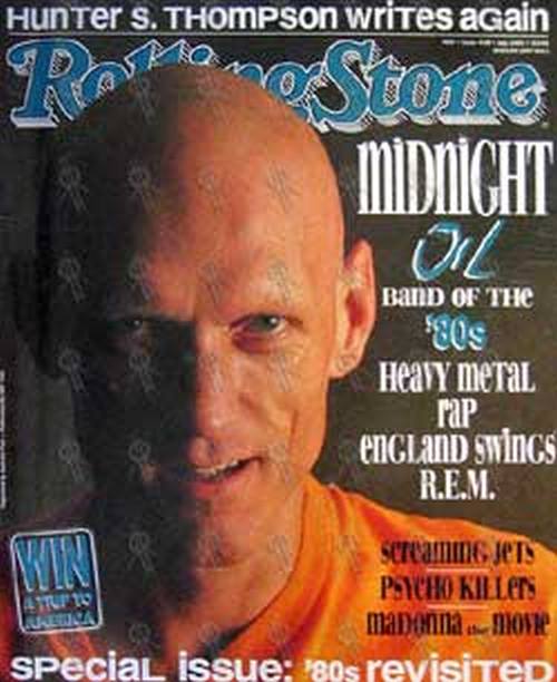 MIDNIGHT OIL - &#39;Rolling Stone&#39; - July 1991 - Peter Garrett On Cover - 1