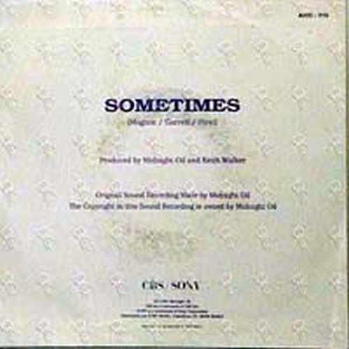 MIDNIGHT OIL - Sometimes - 2