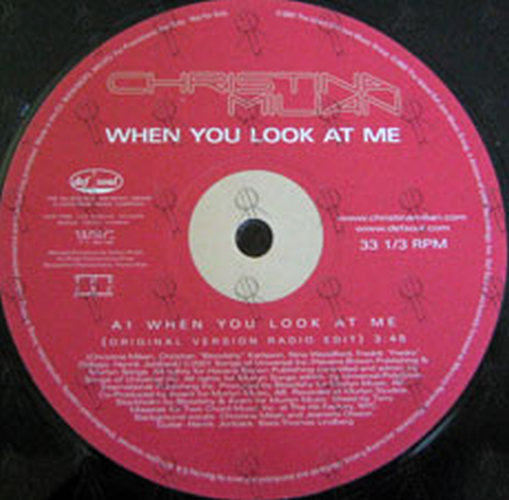 MILIAN-- CHRISTINA - When You Look At Me - 2