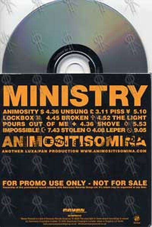 MINISTRY - Animositisomina - 2