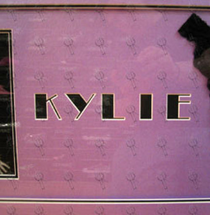 MINOGUE-- KYLIE - Custom-Framed Autographed Photo With 'Love Kylie' Black Lingerie - 3